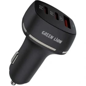 شارژر فندکی گرین لاین مدل GN2PD1QCCCBK 50Wمشکی — تصویر ۳