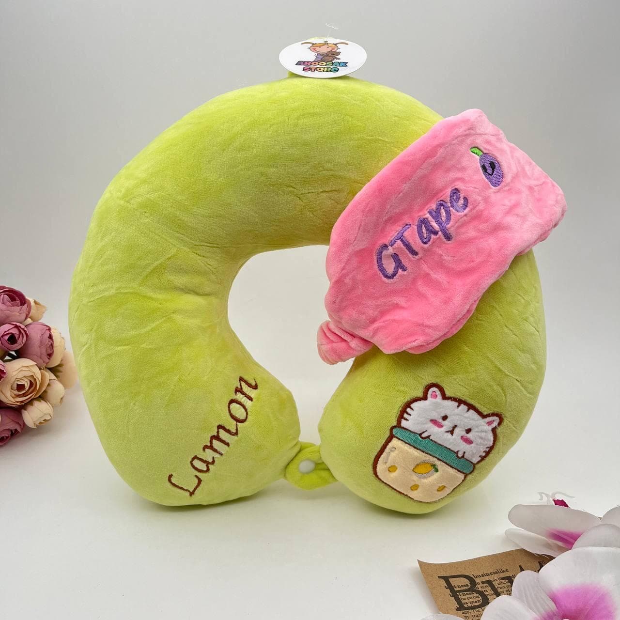 عروسک گردنی چشمبند دار کد 622
