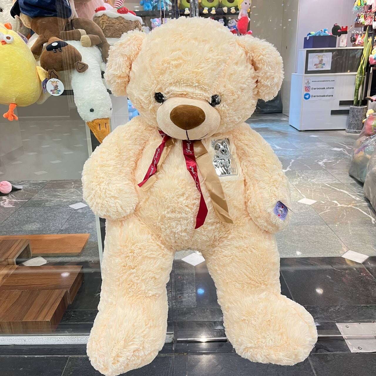 عروسک خرس پاپیونی کد 605 — تصویر ۲