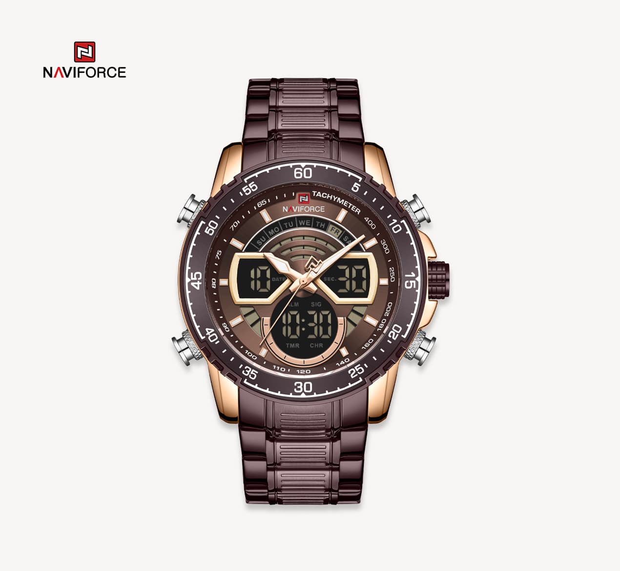 ساعت مچی مردانه نیوی فورس Naviforce NF 9189 RG/CE