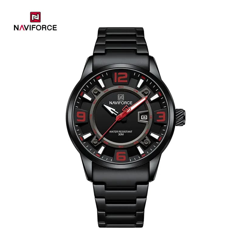 ساعت مچی مردانه نیوی فورس Naviforce NF 8044 B/R/B