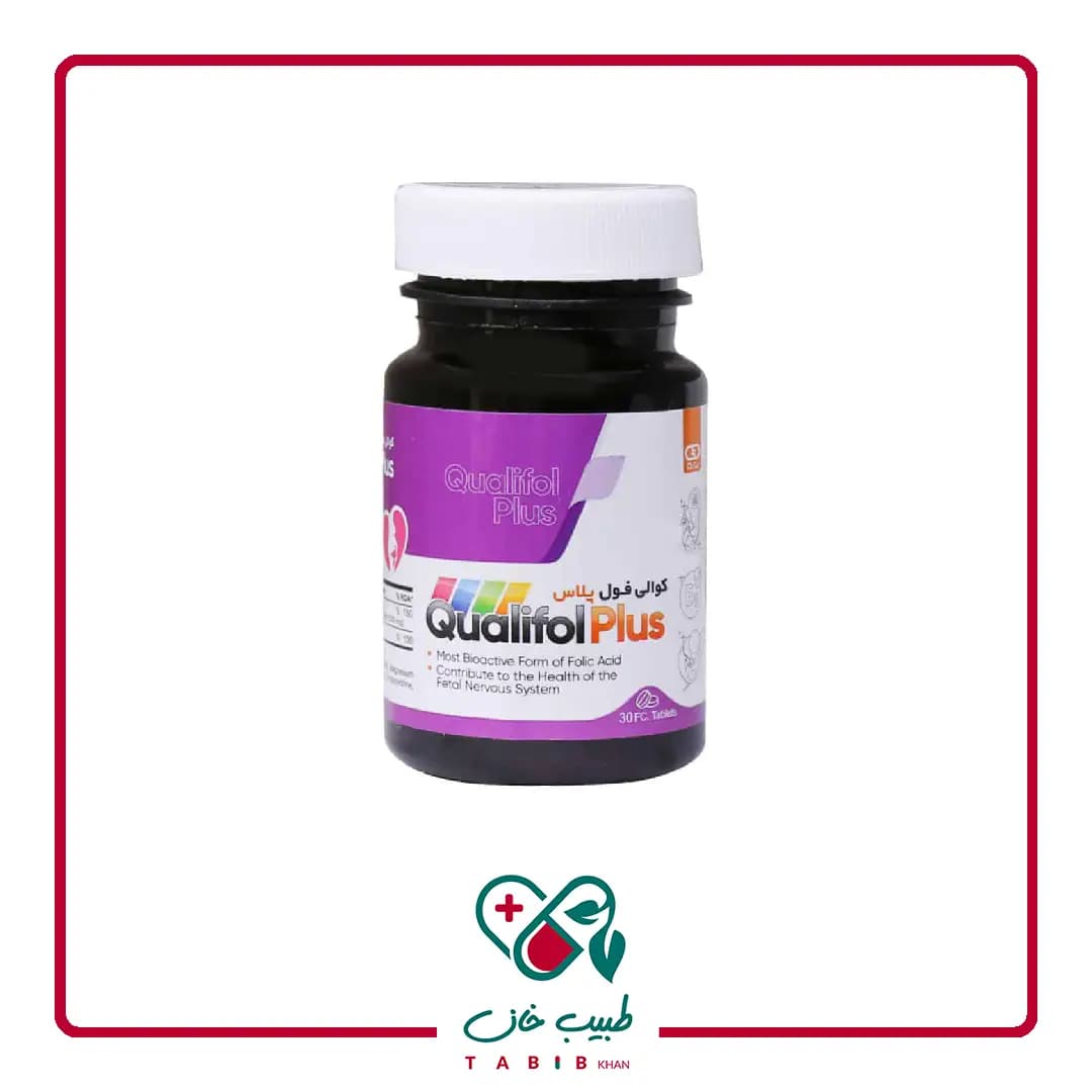 قرص روکش دار کوالی فول پلاس دکتر گیل 30 عددی/Dr Gil Qualifol Plus 30 FC Tabs