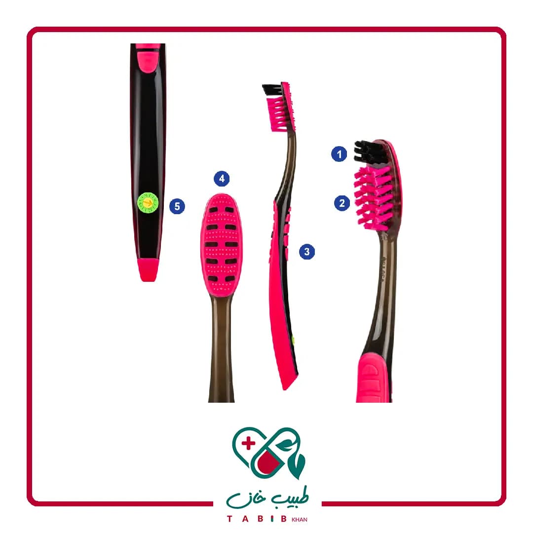 مسواک 2080 مدل Complete با برس متوسط/2080 Medium Complete Toothbrush — تصویر ۳