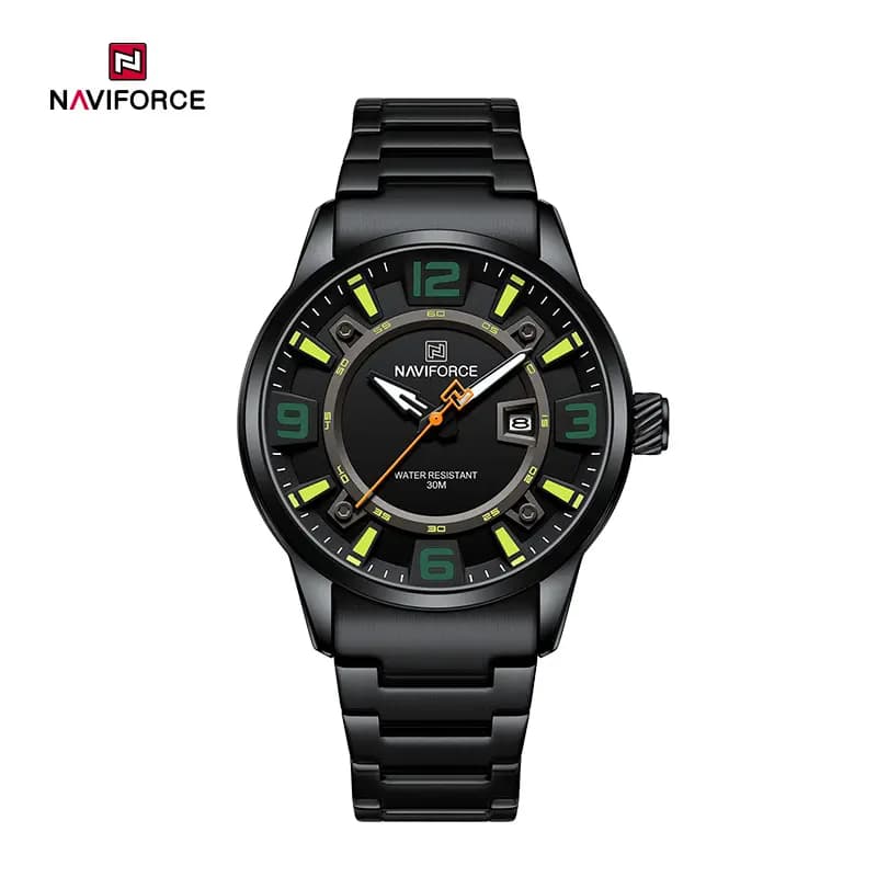 ساعت مچی مردانه نیوی فورس Naviforce NF 8044 B/GN/B — تصویر ۳