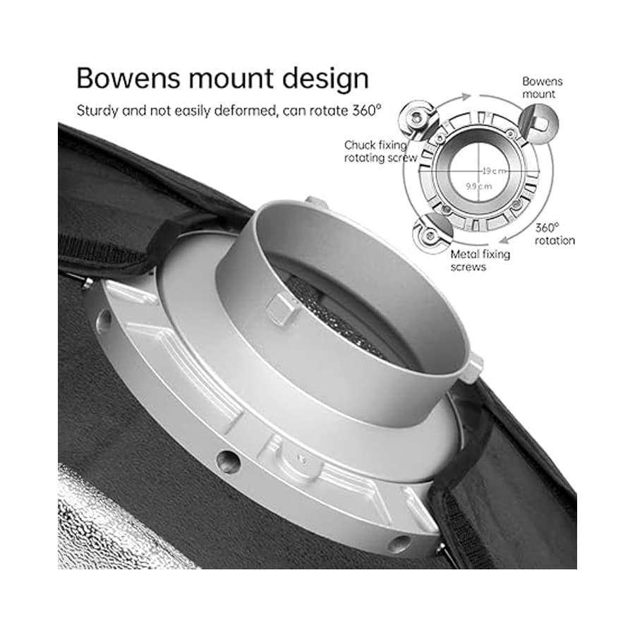 سافت باکس پرتابل گودکس Godox Portable SoftBox 80×120 Bowens Mount — تصویر ۷