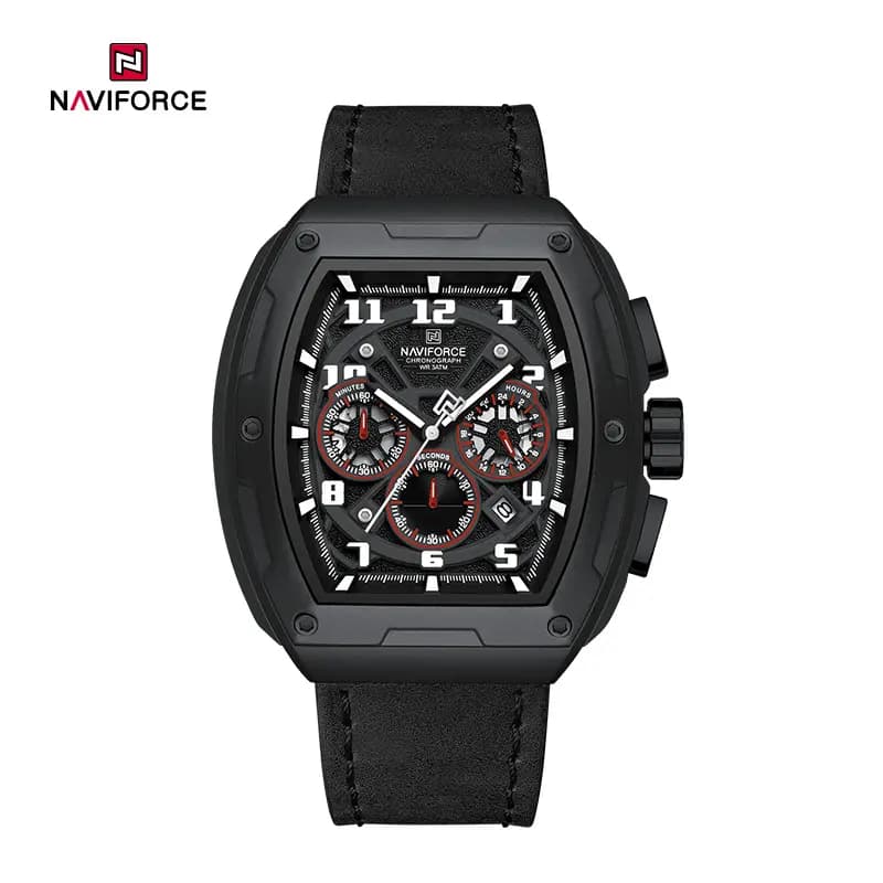 ساعت مچی مردانه نیوی فورس Naviforce NF 8053 B/W/B