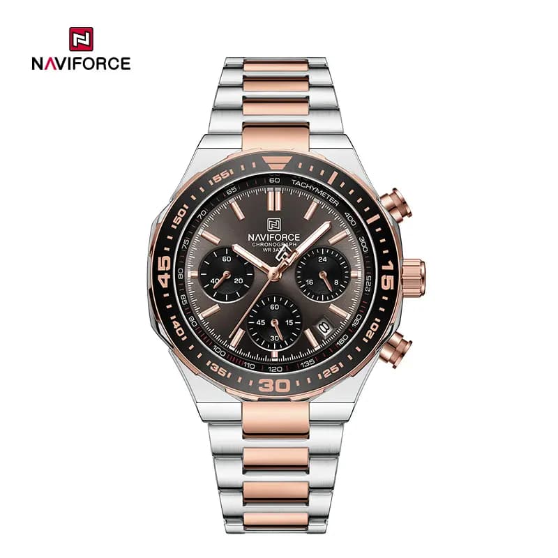 ساعت مچی مردانه نیوی فورس Naviforce NF 8049 S/GY/RG