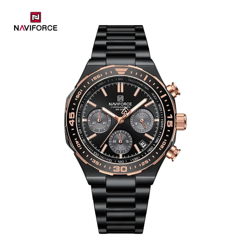 ساعت مچی مردانه نیوی فورس Naviforce NF 8049 B/RG/B