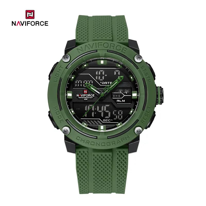 ساعت مچی مردانه نیوی فورس Naviforce NF 7114 GN/GN