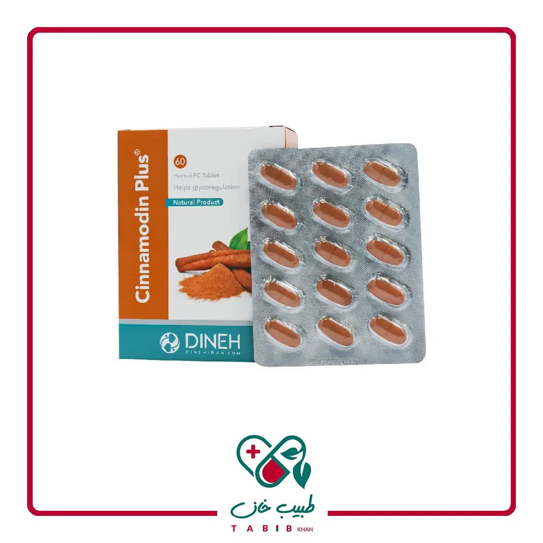 قرص سینامودین پلاس دینه 60 عدد/Dineh Cinnamodin Plus 60 Tablets