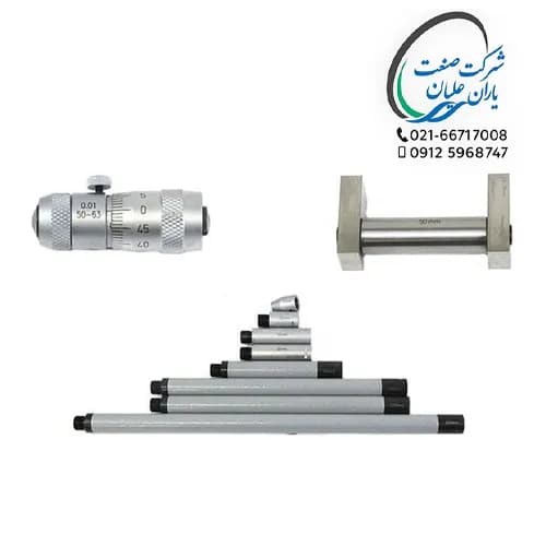 ست میکرومتر لوله اینسایز داخل سنج 1000-50 مدل 1000-3222 — تصویر ۲
