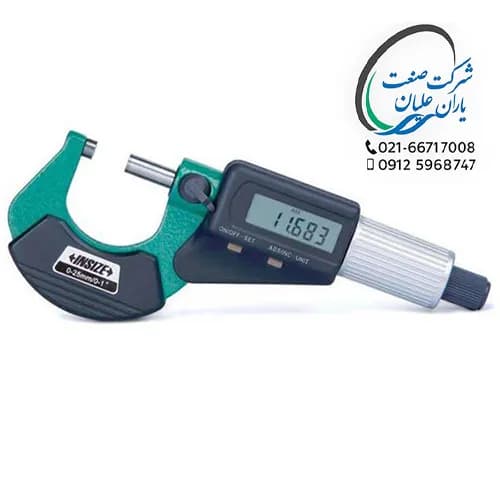 میکرومتر دیجیتال 50-25 اینسایز مدل 50-3109 — تصویر ۲