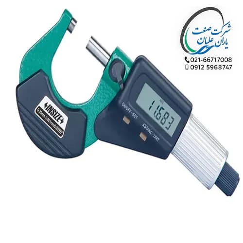 میکرومتر دیجیتال 25-0 اینسایز مدل 25-3109 — تصویر ۲