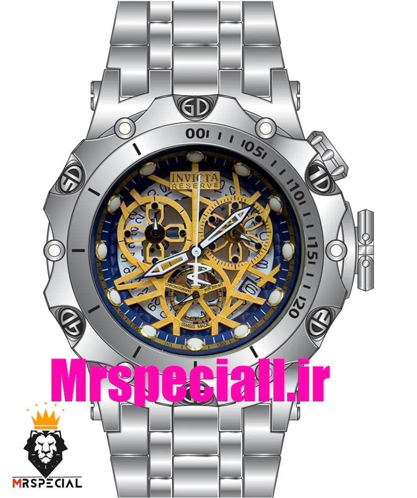 ساعت اینویکتا مردانه مدل هیبرید کرنوگراف استیل INVICTA Hybrid 020885 — تصویر ۹