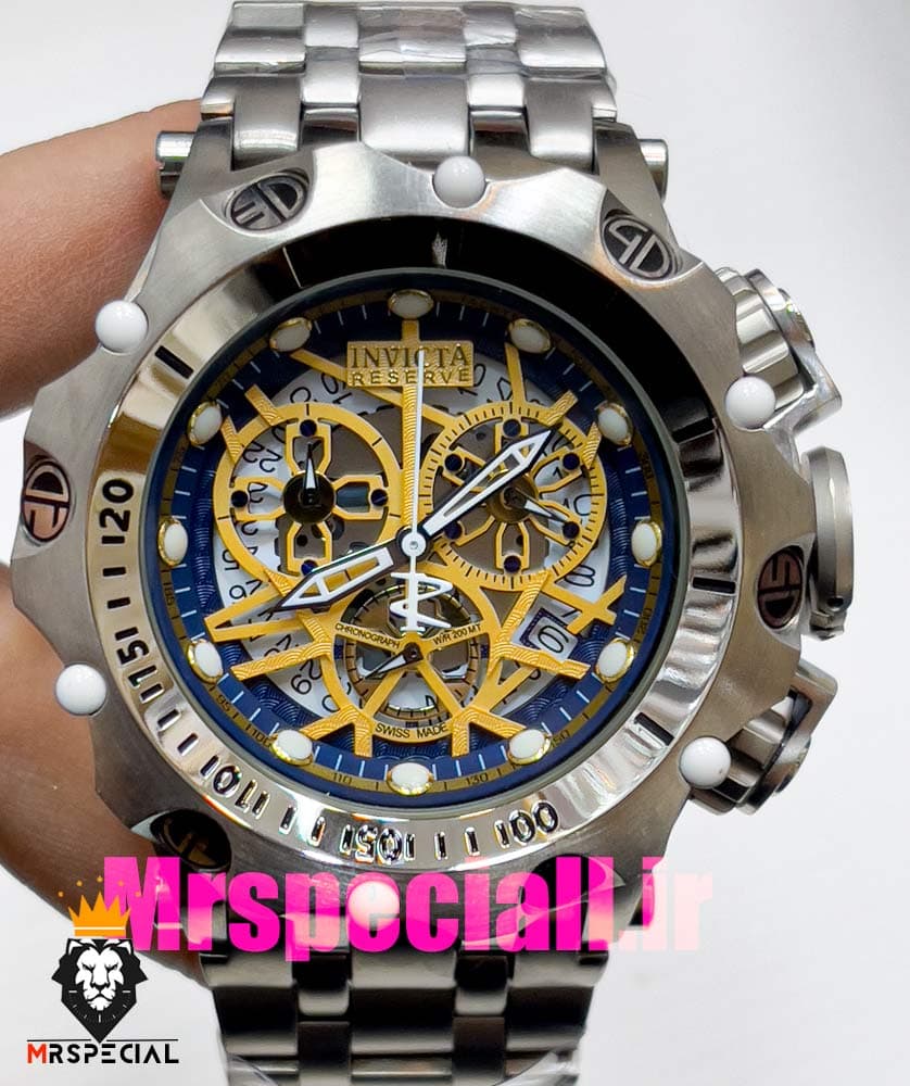 ساعت اینویکتا مردانه مدل هیبرید کرنوگراف استیل INVICTA Hybrid 020885 — تصویر ۳