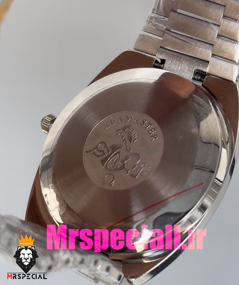 ساعت امگا سیمستر کوارتز استیل صفحه قرمز OMEGA SEAMASTER 020869 — تصویر ۷