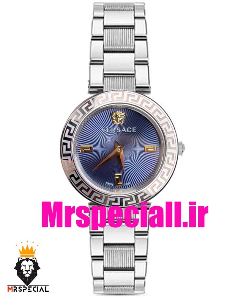 ساعت ورساچه زنانه کوارتز استیل صفحه ابی 020850 VERSACE — تصویر ۲