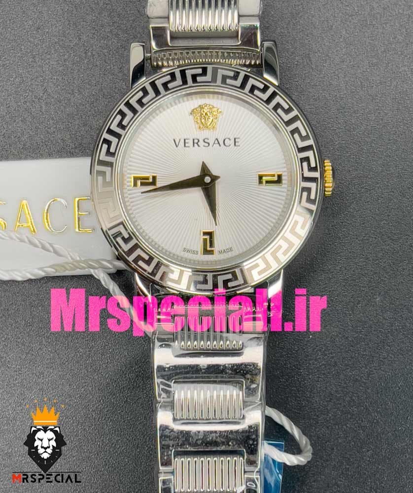 ساعت ورساچه زنانه کوارتز استیل صفحه سفید 020849 VERSACE — تصویر ۵