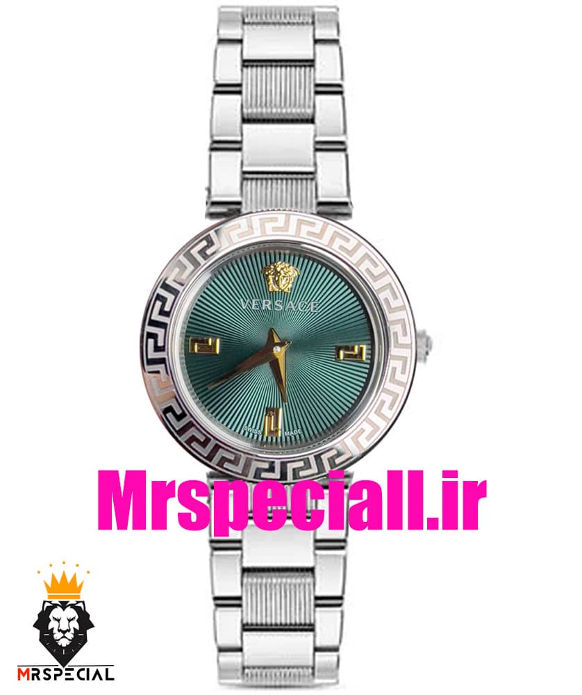ساعت ورساچه زنانه کوارتز استیل صفحه سبز 020848 VERSACE — تصویر ۹