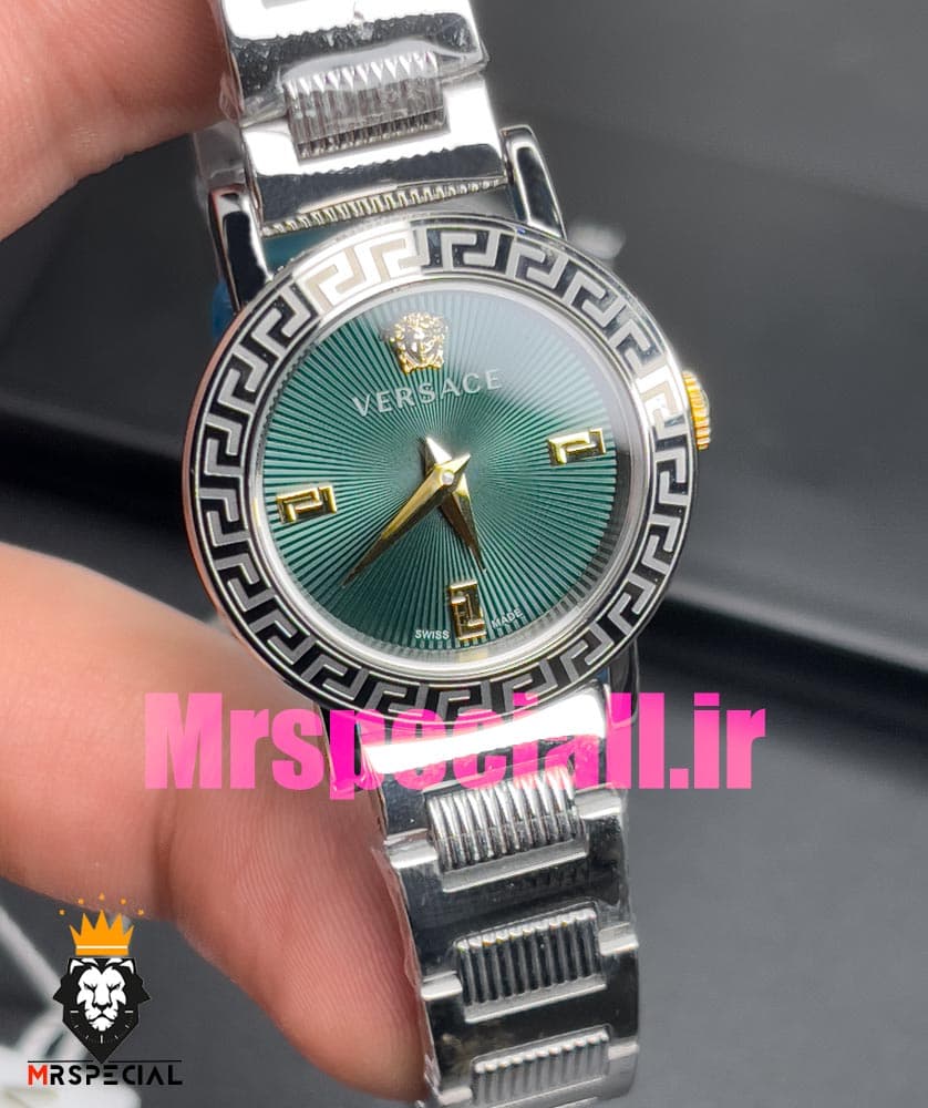 ساعت ورساچه زنانه کوارتز استیل صفحه سبز 020848 VERSACE — تصویر ۱۰