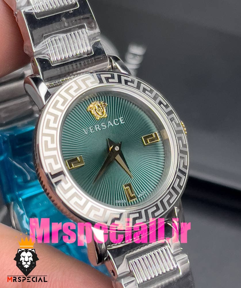 ساعت ورساچه زنانه کوارتز استیل صفحه سبز 020848 VERSACE — تصویر ۱۱