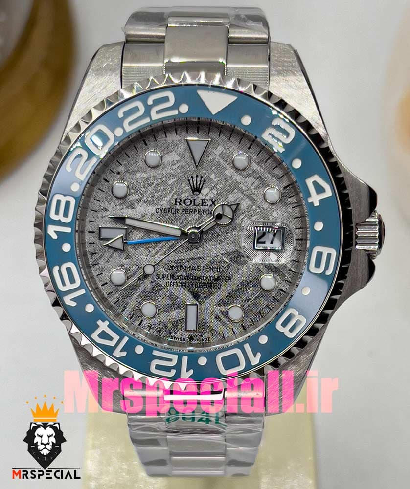 ساعت رولکس مردانه مدل جی ام تی مستر کوارتز استیل صفحه سرامیک 020837 ROLEX GMT MASTER — تصویر ۱۰
