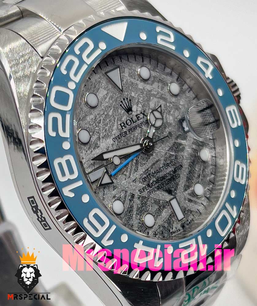 ساعت رولکس مردانه مدل جی ام تی مستر کوارتز استیل صفحه سرامیک 020837 ROLEX GMT MASTER — تصویر ۴