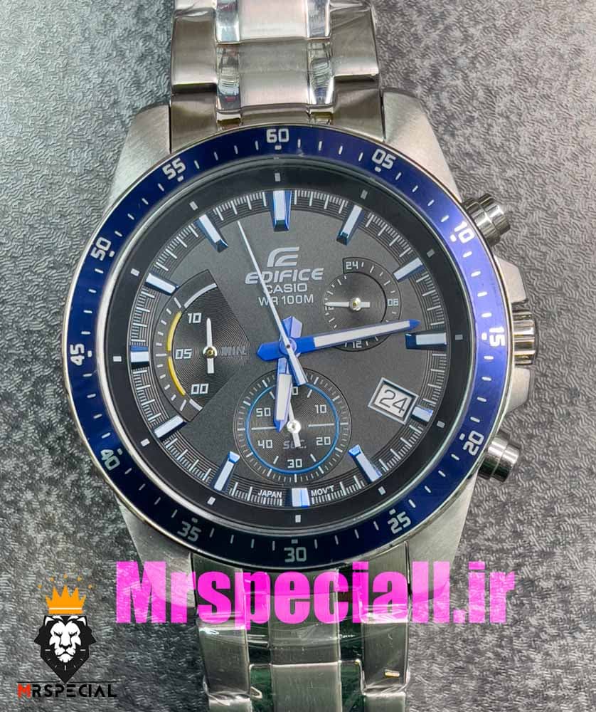 ساعت کاسیو ادیفایس مردانه استیل صفحه مشکی Casio Edifice EFV-540D 020805 — تصویر ۳