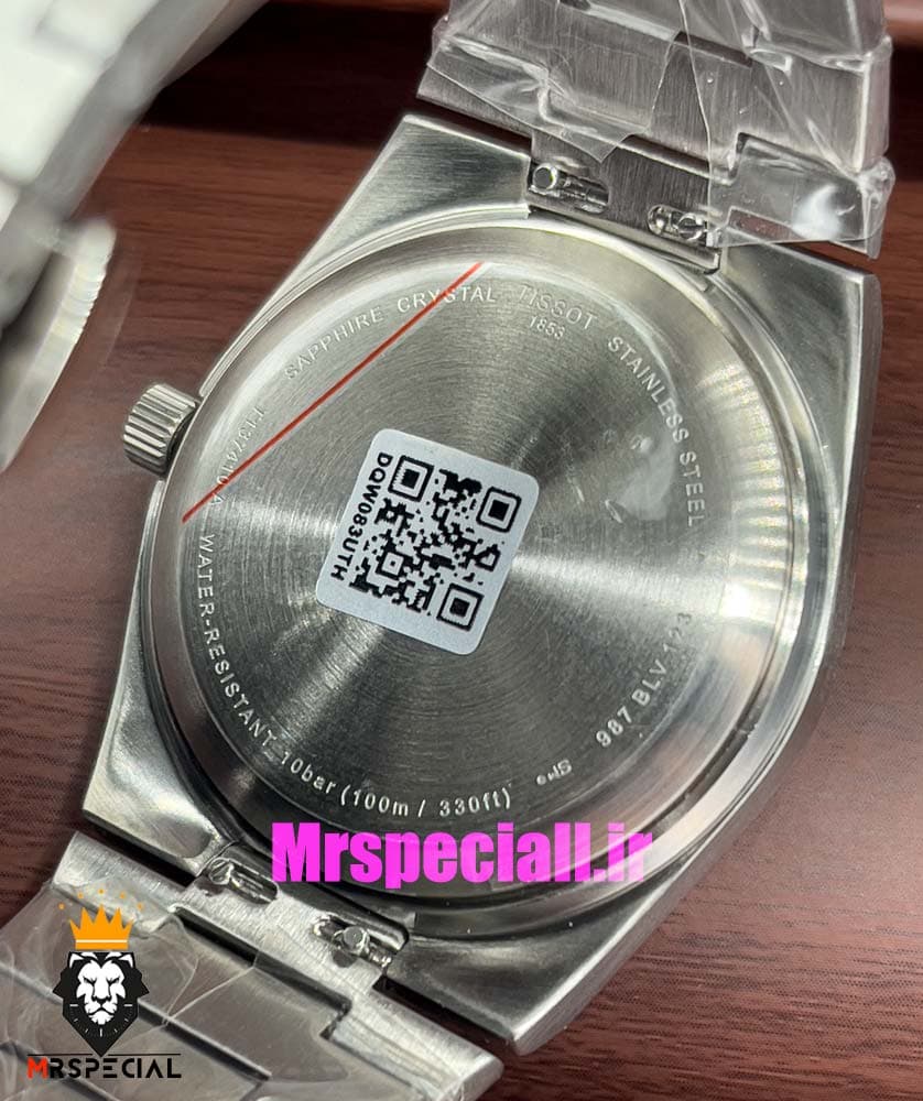 ساعت تیسوت مدل پی ار ایکس مردانه کوارتز استیل صفحه سفید 020799 TISSOT PRX — تصویر ۶