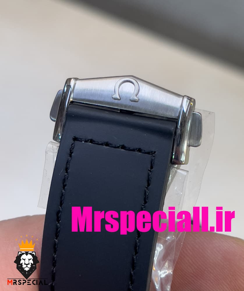 ساعت امگا سیمستر مردانه کرنوگراف بند رابر صفحه سفید OMEGA Seamaster 020786 — تصویر ۹