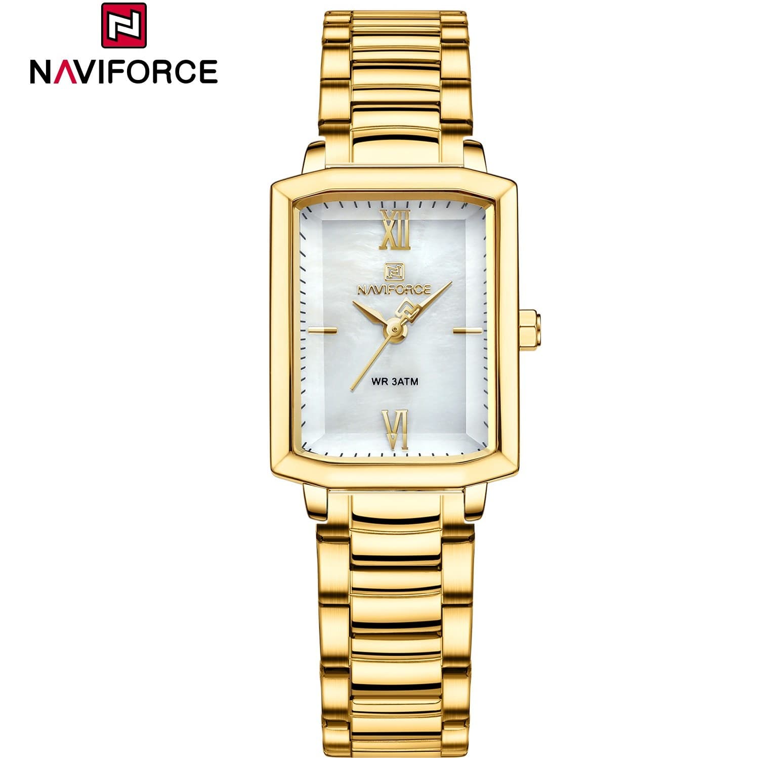 ساعت مچی زنانه نیوی فورس Naviforce NF 5039 G/W/G