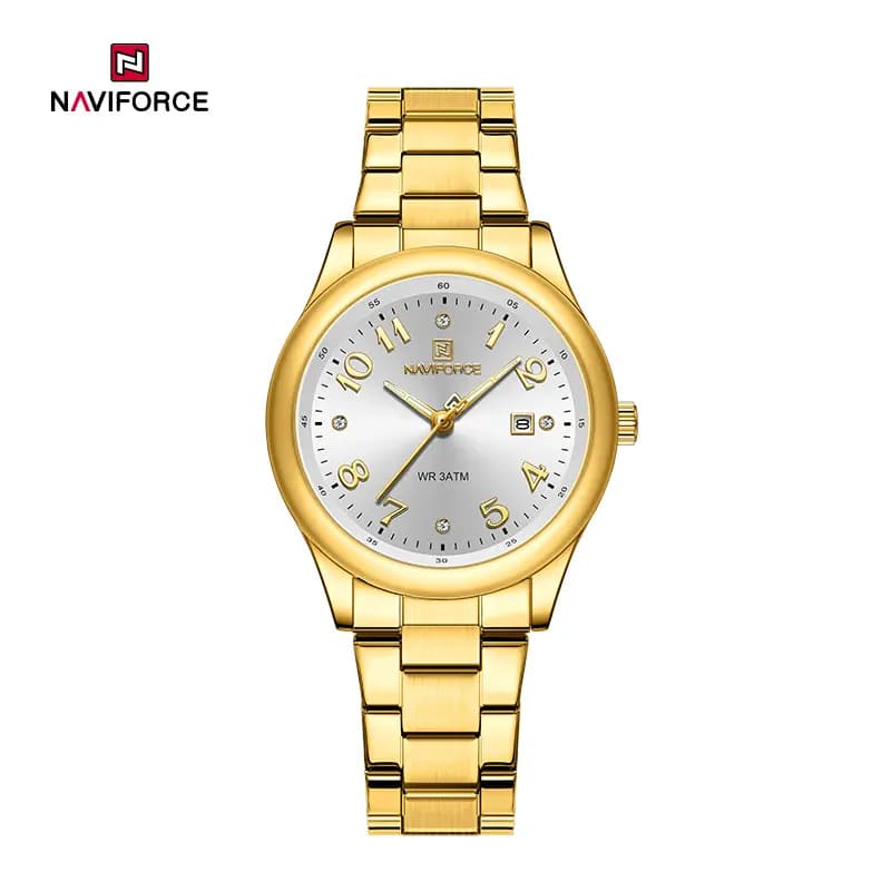 ساعت مچی زنانه نیوی فورس Naviforce NF 5059 G/W — تصویر ۲