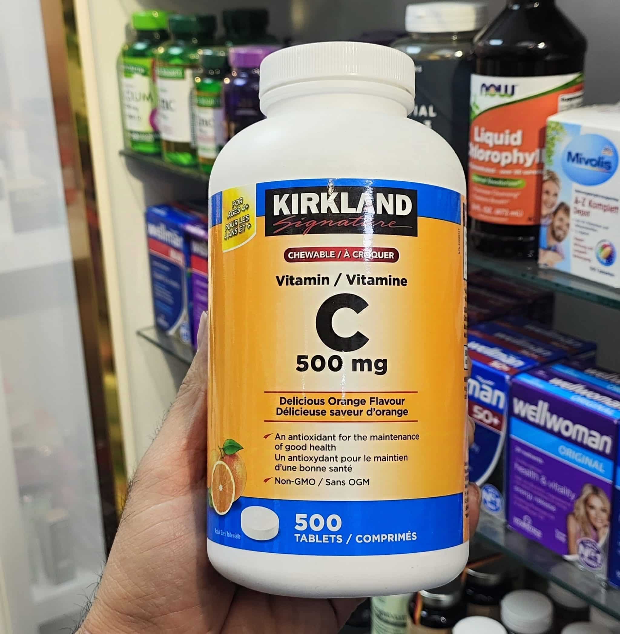 ویتامین سی 500 میلی گرم کرکلند اصل | Kirkland Signature Vitamin C 500 Tablets