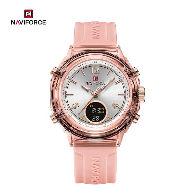 ساعت مچی زنانه نیوی فورس Naviforce NF 7109 P/W
