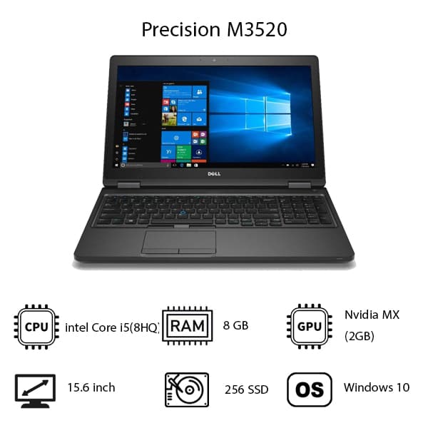 لپ تاپ Dell مدل Precision M3520