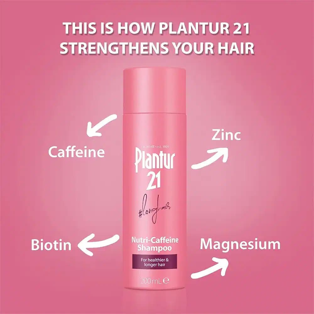 شامپو Nutri-Caffeine پلانتور 21 اصل | Plantur Nutri-Caffeine Shampoo 200ml — تصویر ۲