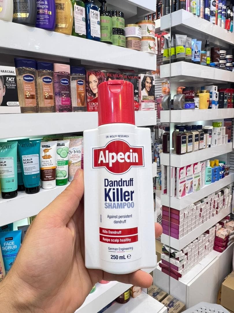 شامپو آلپسین مدل دندروف کیلر ضد شوره اصل| Alpecin Dandruff Killer Shampoo 250ml — تصویر ۸