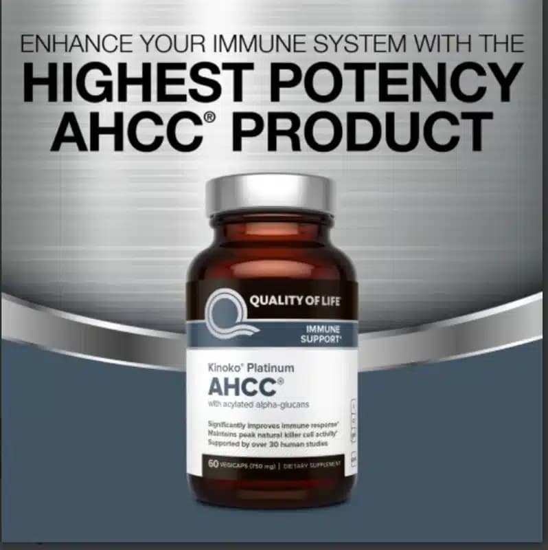 کپسول ای اچ سی سی پلاتینیوم AHCC آمریکایی اصل 60 عددی {750 میلی گرم} — تصویر ۵