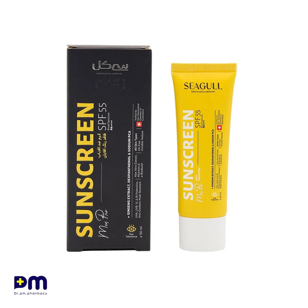 کرم ضد آفتاب فاقد رنگ آقایان SPF55 SD سی گل — تصویر ۲