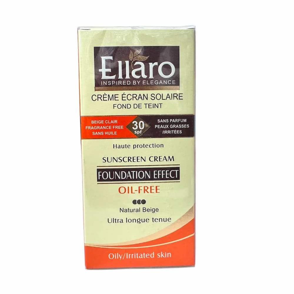 کرم ضد آفتاب رنگی الارو نچرال بژ SPF30 مناسب پوست چرب — تصویر ۳