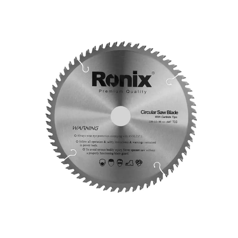 تیغ اره الماسه MDF رونیکس سایز 64×230 مدل RH-5108 — تصویر ۲
