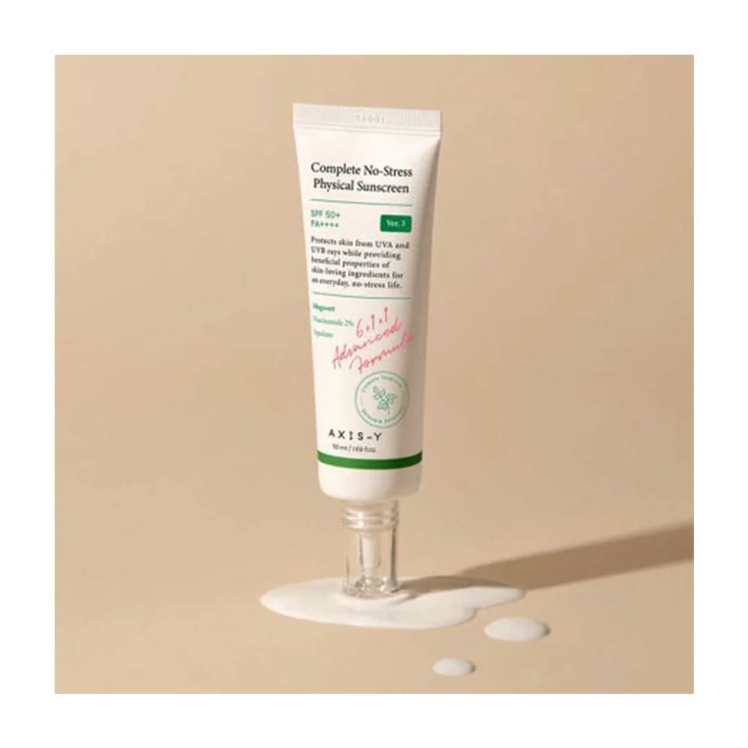 ضدآفتاب فیزیکی اکسیس وای AXIS-Y No-Stress Physical Sunscreen 50ml — تصویر ۵