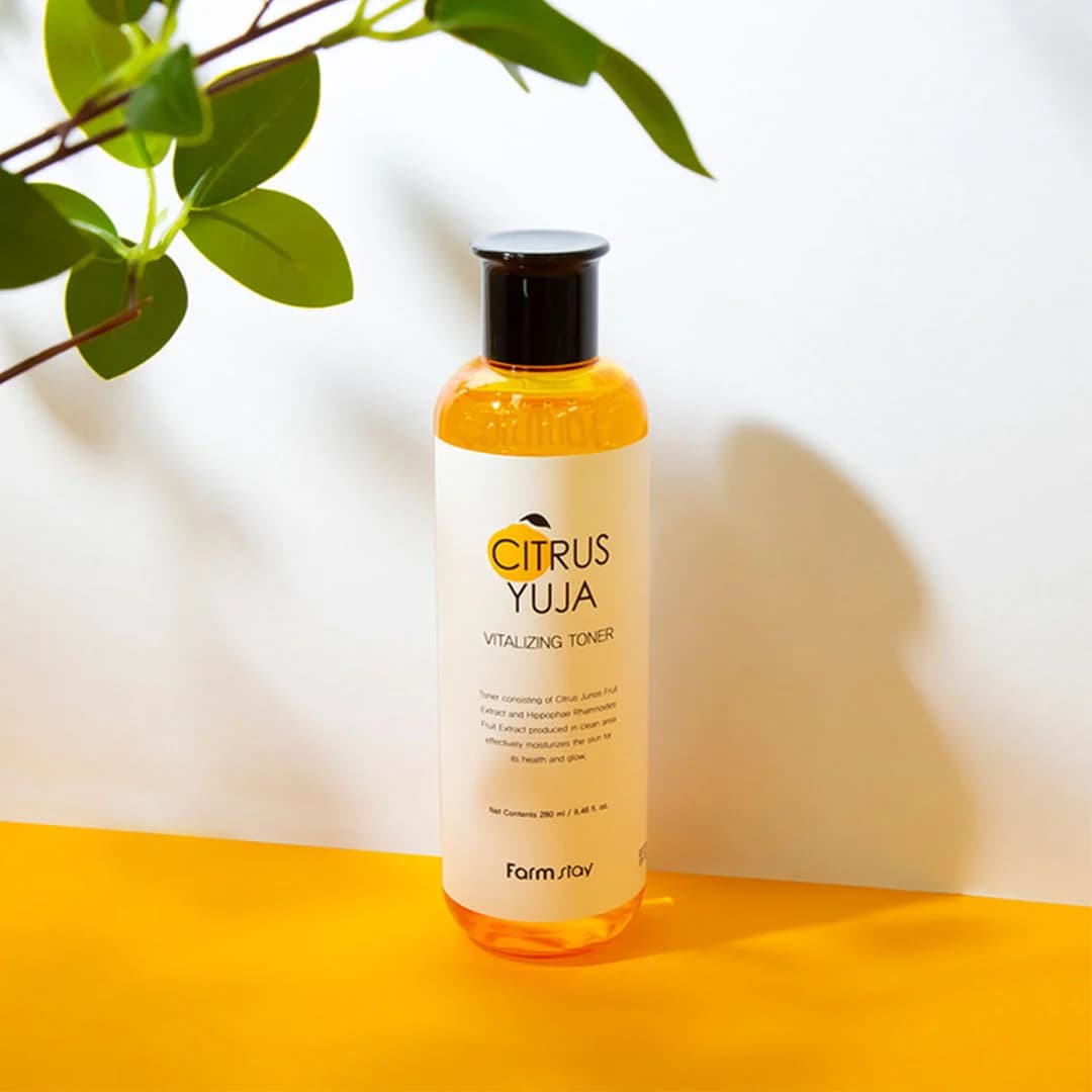 تونر حیات بخش روشن کننده یوجا فارم استی Farm Stay Citrus Yuja Toner 280ml — تصویر ۱۱