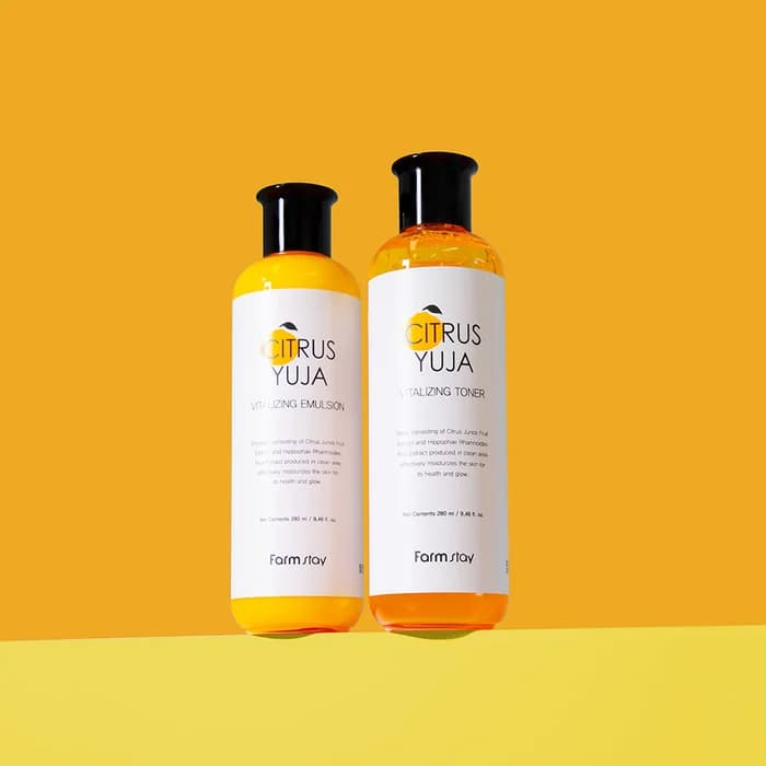 تونر حیات بخش روشن کننده یوجا فارم استی Farm Stay Citrus Yuja Toner 280ml — تصویر ۱۲