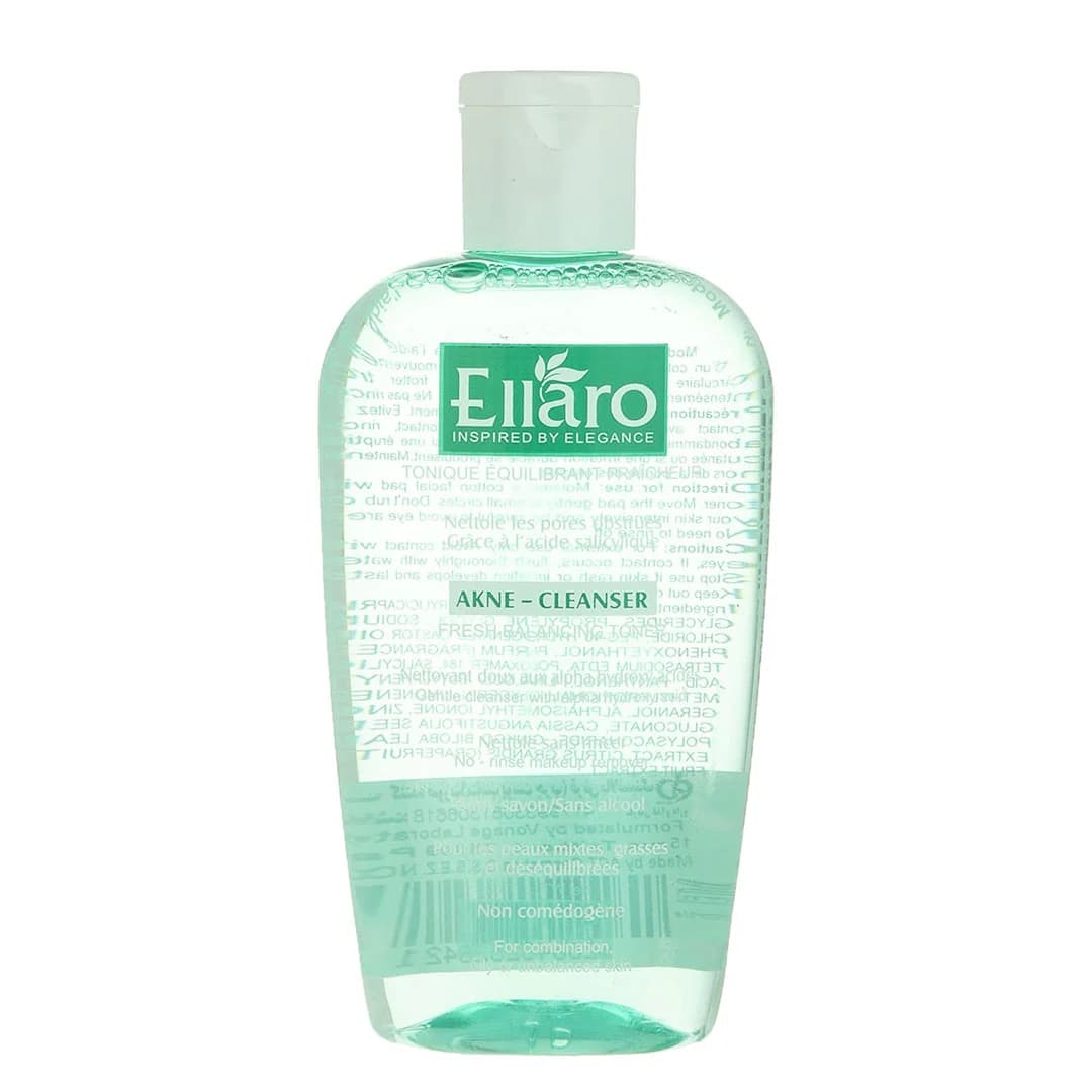تونر الارو پوست چرب و جوشدار Ellaro Akne-Cleanser Toner 200ml