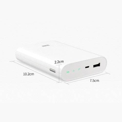 مودم 3G/4G و شارژر همراه شیائومی مدل ZMI MF855 ظرفیت 7800 — تصویر ۶