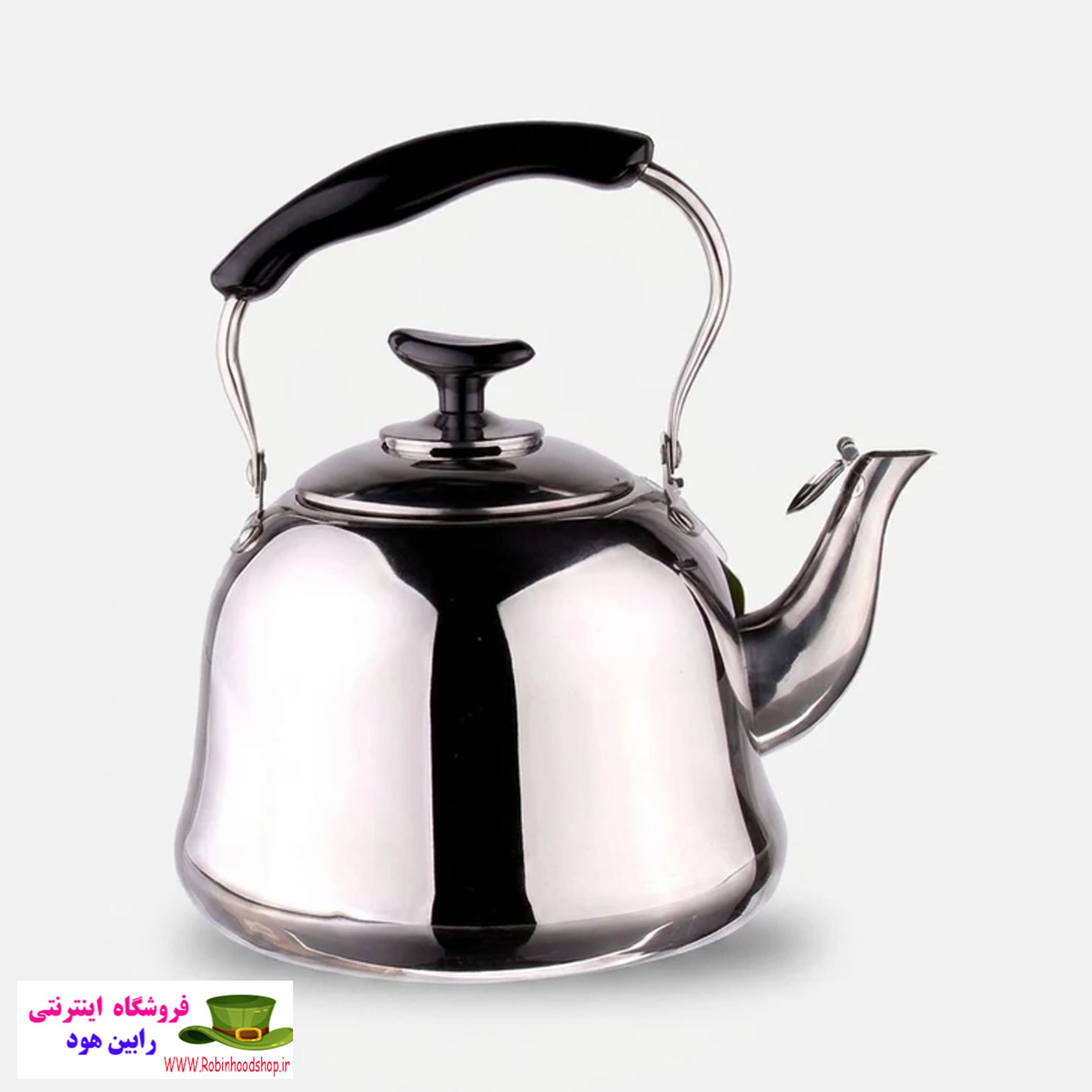کتری استیل کلاسیک 4 لیتری — تصویر ۳