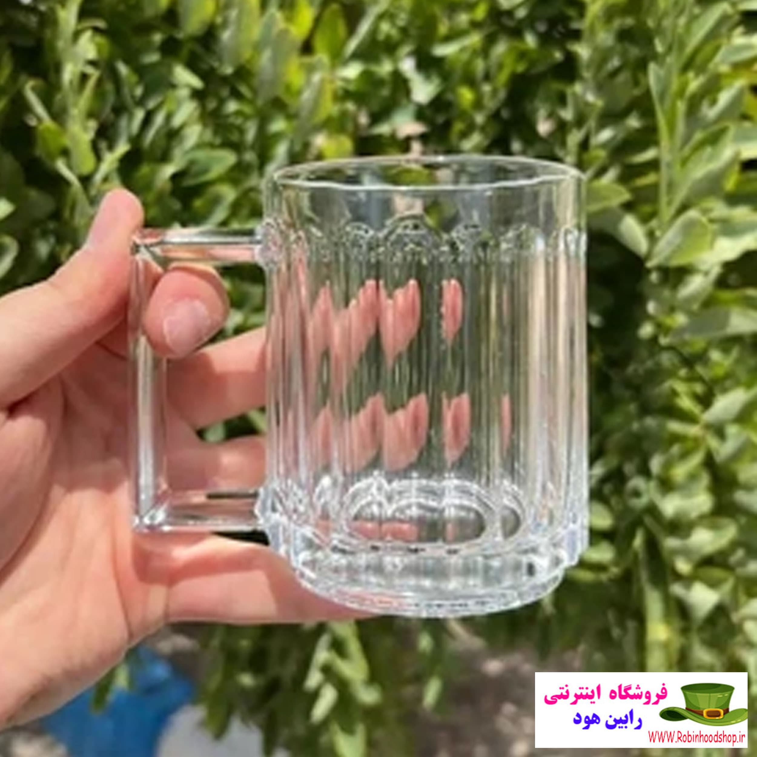 ليوان دسته دار بلور زنگان مدل کلاسيک بلند 1440 ( 6 عددی) — تصویر ۵