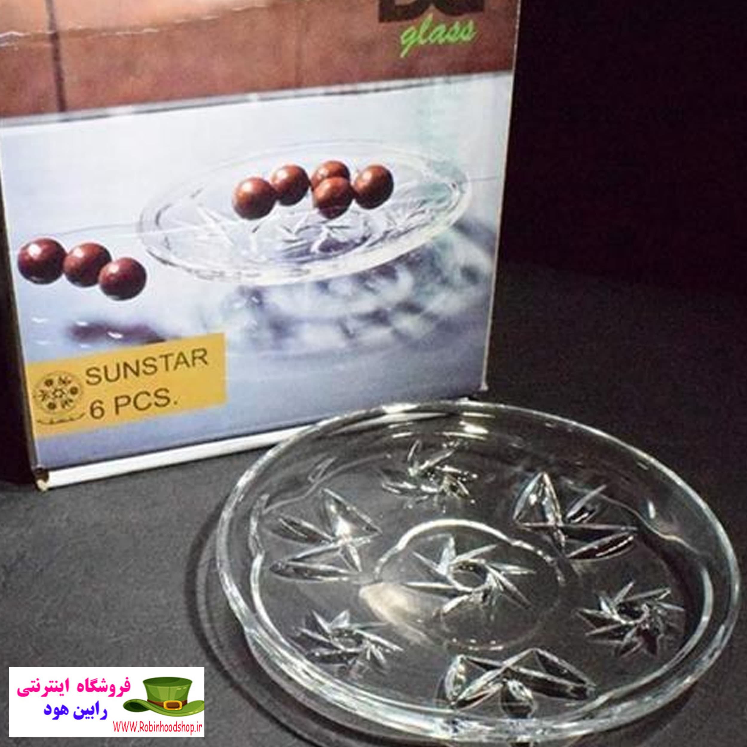 نعلبکی سان استار کادویی 6 عدد