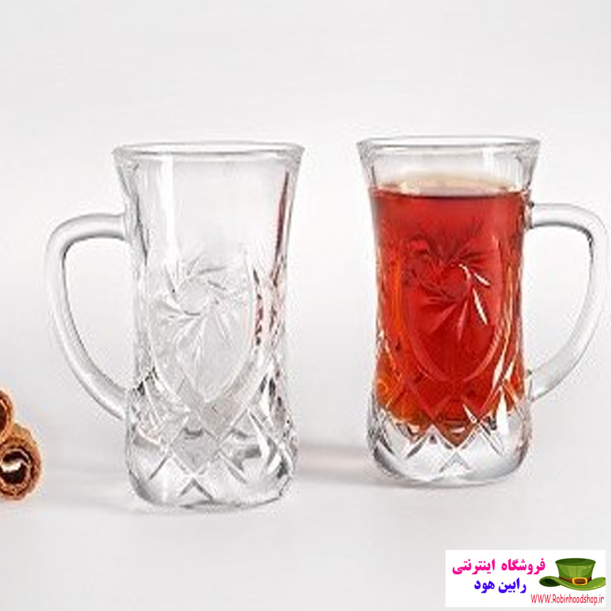 استکان سان استار دسته دار کادو 6 عددی — تصویر ۳